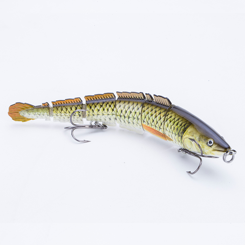 FISHING LURE 6INCH 6 EEL LURE JOINTED SWIM BAIT - YL27