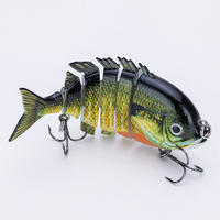 Factory 3.2 inch multi jointed tilapia fishing swim bait--- YL10B