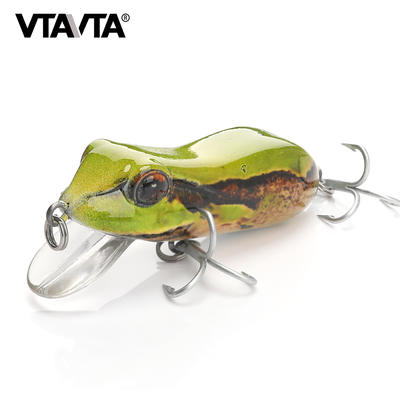 frog fishing lures plastic with 2 hooks